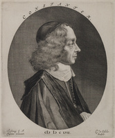 PP 0649
<br/>
Portret van Constantijn Huygens (1596-1687)
<br/>
<em>Visscher, Cornelis (1629-1658)</em>